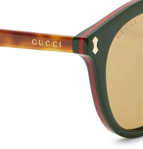 gucci round frame mens sunglasses